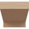 Ekena Millwork 6"W x 6"D x 6"H Wide Clemmons Rough Cedar Woodgrain TimberThane Corbel, Primed Tan CORUR06X06X06CLERCPR - alternate 3